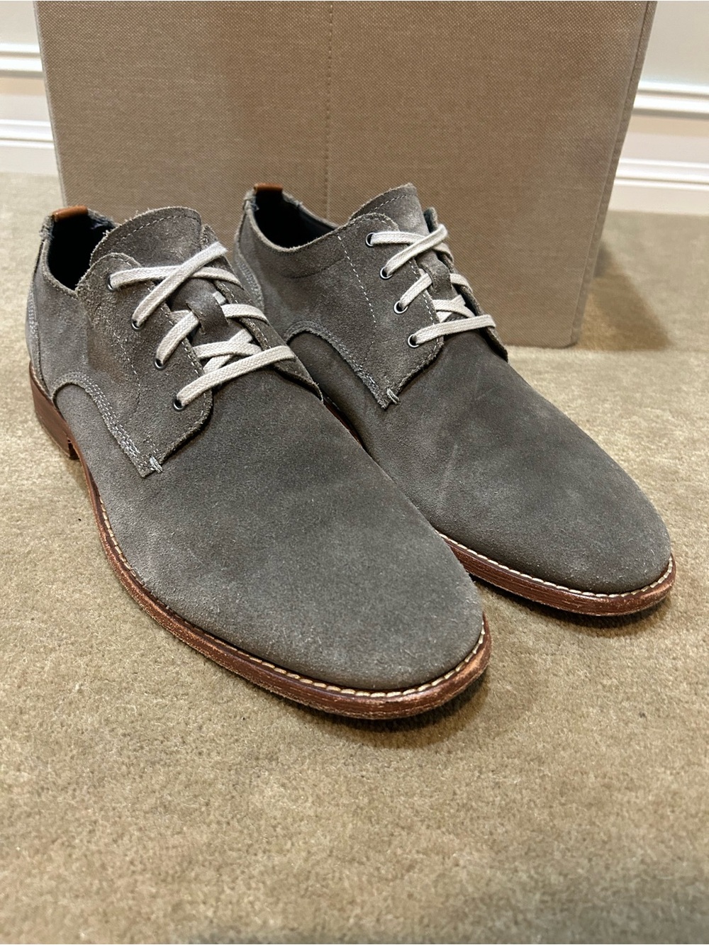 Cole Haan Gray Suede Business Casual Size 10.5M